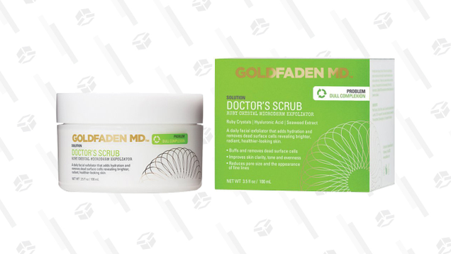 Goldfaden MD Doctor’s Scrub is an all-natural option for people with sensitive skin.